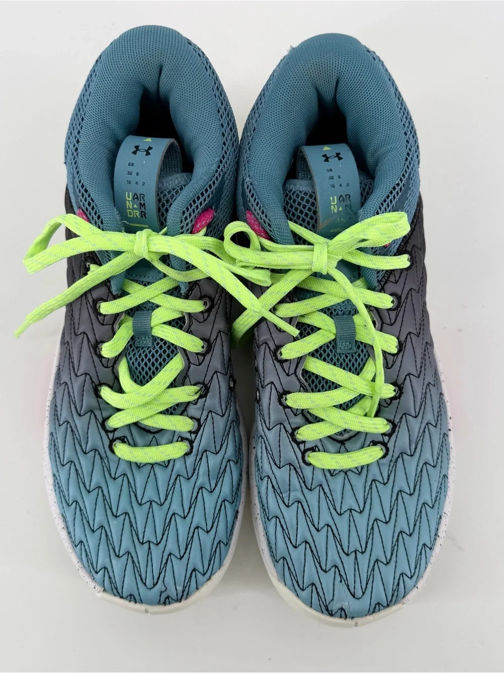 Under Armour HOVR Havoc 5 Clone Men’s Size 7.5 Basketball Shoes Women’s 9 Aqua